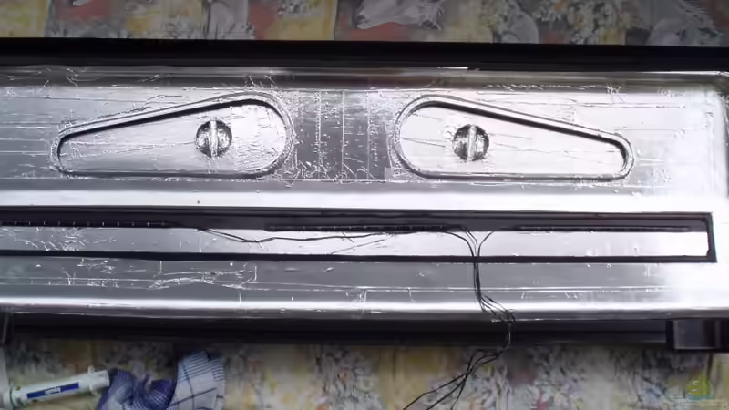 Abdeckung mit neuer ´Reflektorfolie´ u. 3 x Mondlicht weis von ~Marco~ (44)