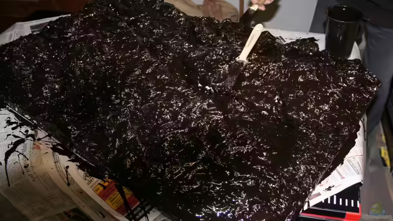 Alle Stellen gut mit dem Harz bestreichen. Beim Anmischen des Harzes genau an den von @mazonas (39)