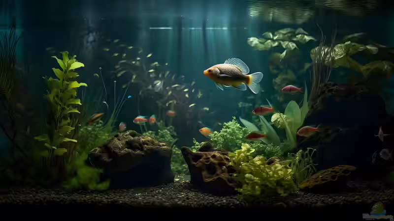 Alles im Fluss: So fügt sich das Aquarium perfekt in die Raumgestaltung ein