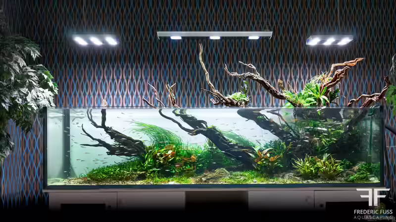 Aquarium Hauptansicht von Bent by the wind von Fredo Fuss (1)