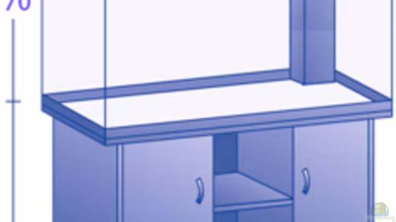 Aquarium Hauptansicht von Versuch Nr. 4