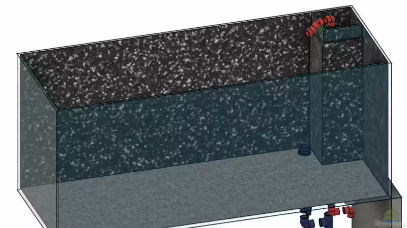 Aquarium mit Formstücke der Verrohrung von Nick Fisher (14)