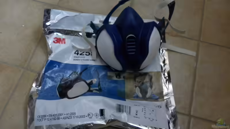 Atemschutzmaske da ich im Keller arbeite, wichtig Klasse A2P2 für Kunstharzverbindungen von Julien Preuß (7)