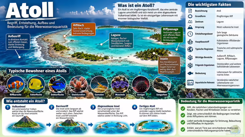 Atolle - Entstehung, Aufbau und Bedeutung für die Meerwasseraquaristik