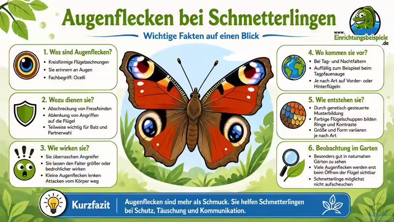 Augenflecken bei Schmetterlingen: Funktion, Entstehung und Bedeutung