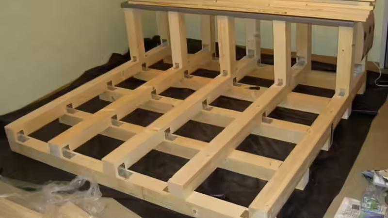 Bau des Auffangbeckens / Aufstellkasten  von kajakfreak (3)