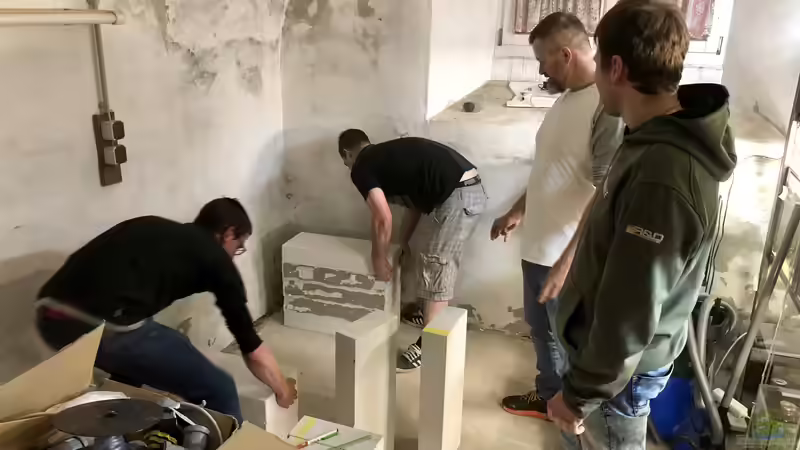 Bau eines Aquarien-Kellers, Teil SIEBEN, Frühling/Sommer 2019