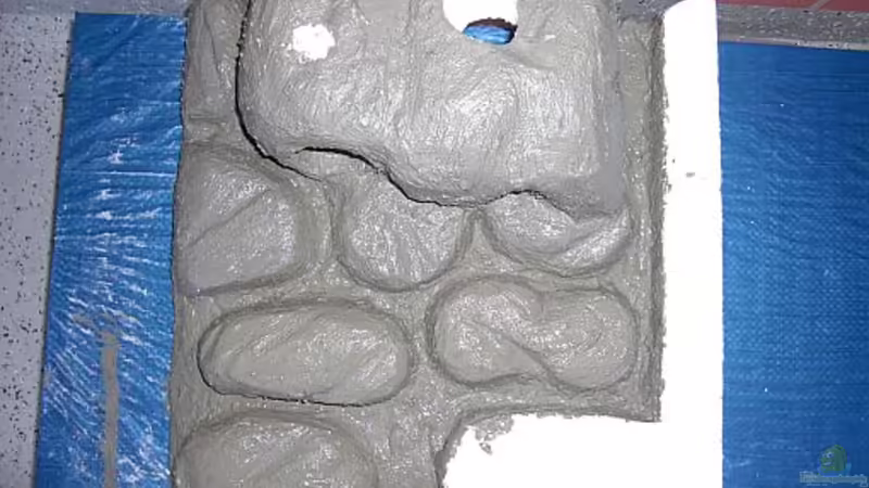 Bau Rückwand und Steine von Malawi TOM