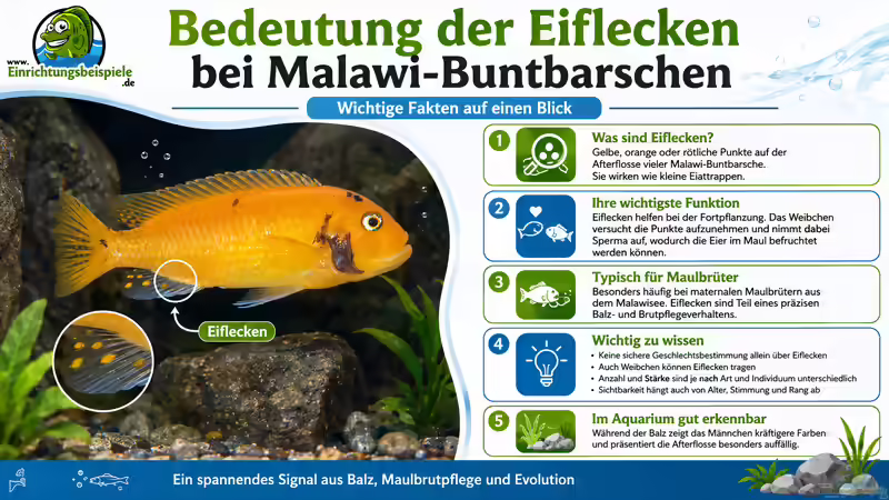Bedeutung der Eiflecken bei Malawi-Buntbarschen