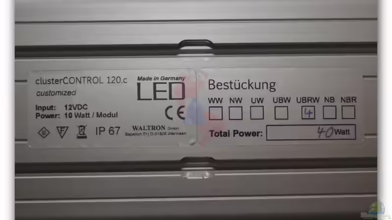 Blog: Mich@`s Stiftung Aqua-Test: Daytime Cluster Control (120.4) - LED Lampe  (4892)