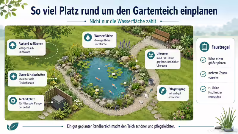 Blog: Wieviel Platz braucht ein Gartenteich mindestens? (8068)