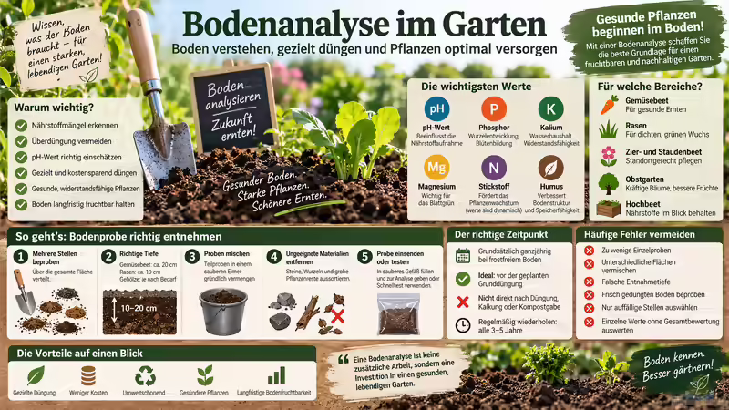 Bodenanalyse im Garten: Boden verstehen, gezielt düngen und Pflanzen optimal versorgen