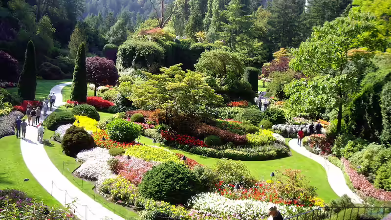 Butchart Gardens - Kanadas Gartenparadies für Natur- und Gartenliebhaber