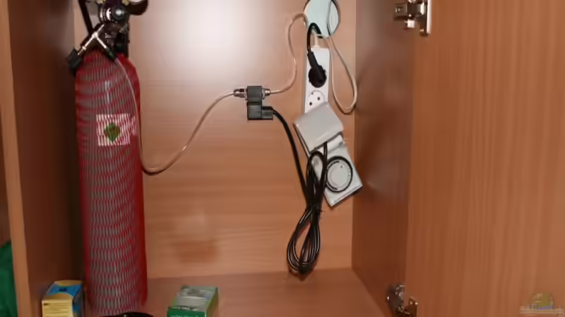 CO2 Anlage 2000gFlasche/Magnetventil/Nachtabschaltung von Amazonas-live (23)