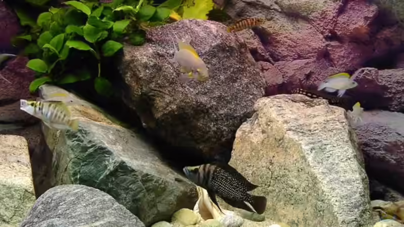 Dekoration im Aquarium Becken 67 von Norbert Ruhnau (9)