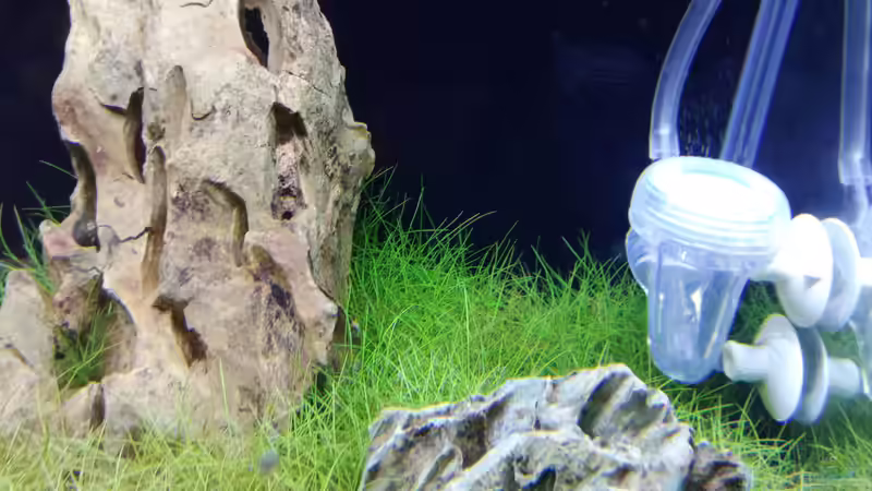 Dekoration im Aquarium Garnelen - Iwagumi von Torsten Bullmahn (9)