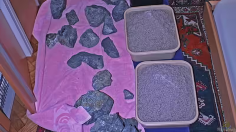 Dekoration im Aquarium Valley of Rainbows von Rick James (21)