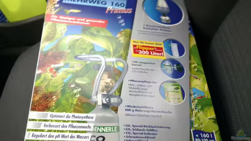 Dennerle CO2 Pflanzen Dünge Set Mehrweg 160 Primus mit Flipper für 300 l von Daniel B (16)