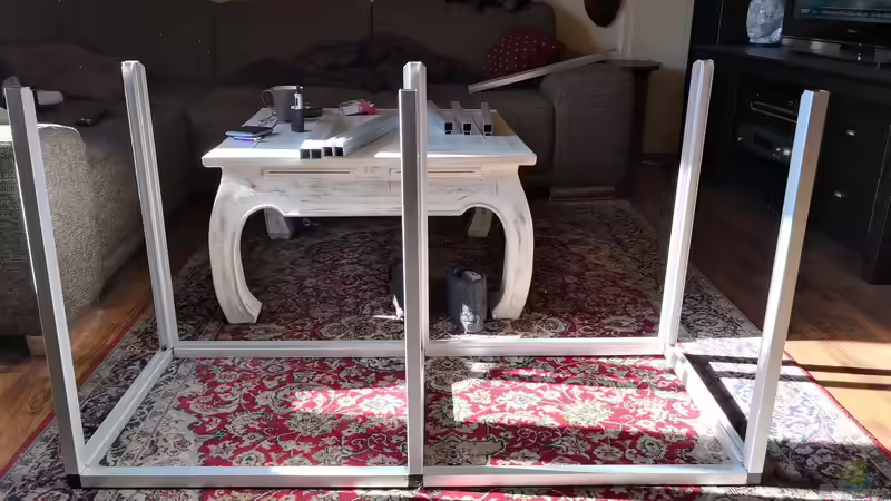 Der Alurahmen des Untergestells von Bämbel (2)