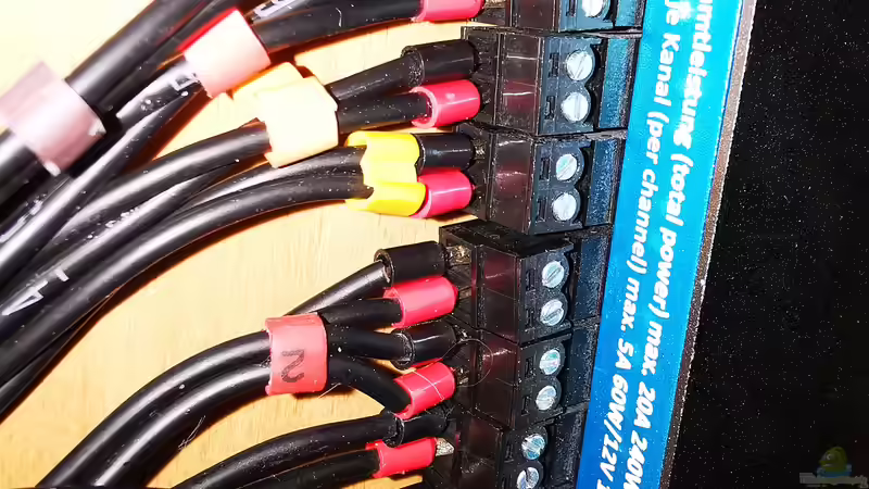 Der Anschluss der SunRiser 8 ist durchaus herausfordernd - eine pfriemelige Arbeit von Odonata (12)