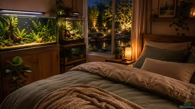 Der Ausgleich zum Hobby: Wie Aquarianer und Gartenfreunde ihr Schlafzimmer zur echten Ruheoase machen