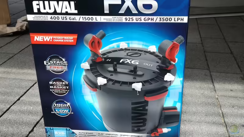 Der Sunsun wurde durch den Fluval fx 6 ersetzt  von Heike Fuchs (31)