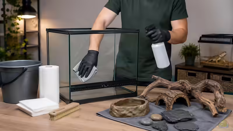 Desinfektion des Terrariums: Hygiene sicher und tiergerecht umsetzen