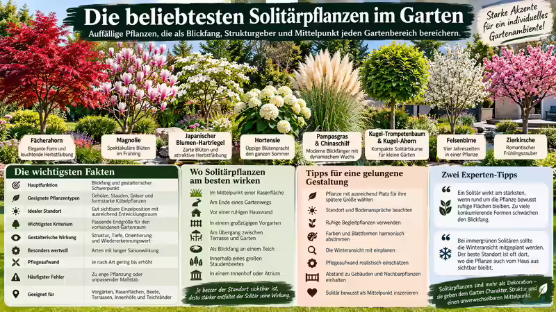 Die beliebtesten Solitärpflanzen im Garten