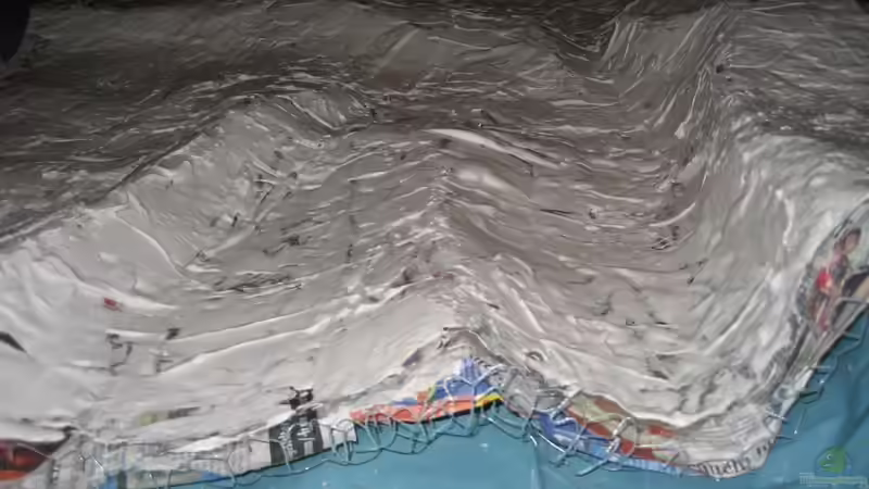 Die erste Lage Gips. Andere Ansicht von Delta (15)