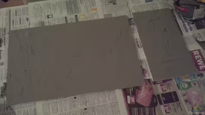 Die erste Schicht Fliesenkleber ist aufgetragen, 2-3 weitere folgen noch.... von Patrick Scheffer (16)