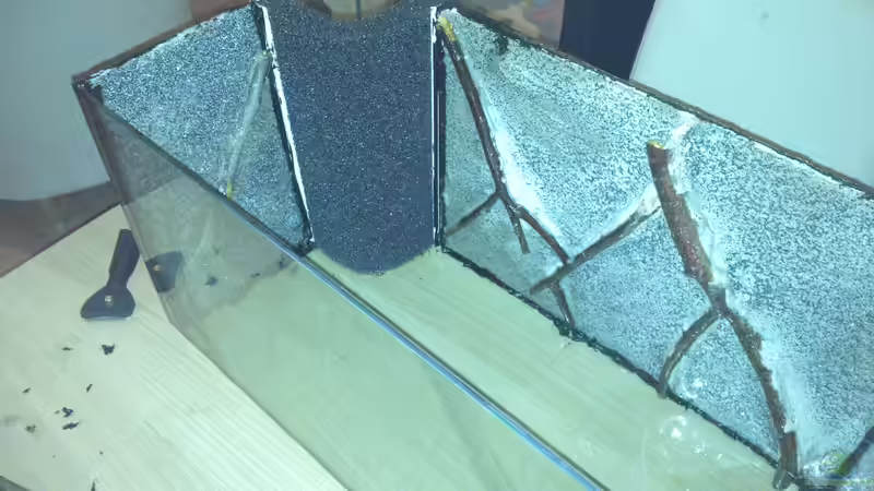 Die Filtermatte für den HMF ist auf Maß geschnitten und eingepasst. 27.02.2014. von Patrick Scheffer (4)