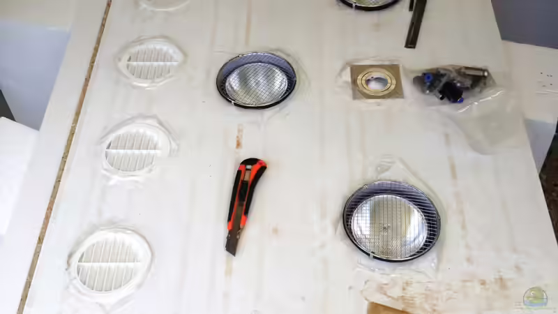 Die Lichtdecke während der Herstellung von Hoppe-Terrarienbau (11)