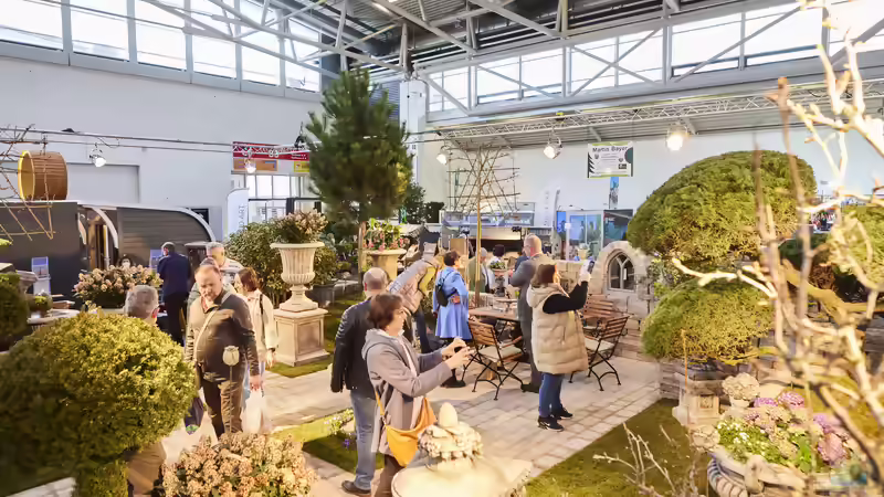 Die Messe Garten München vom 04. bis 08.03.2026 auf dem Messegelände München
