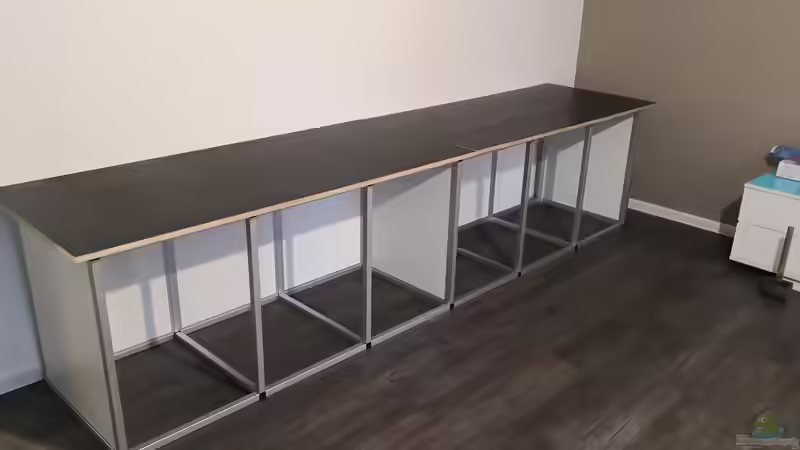 Die Siebdruck Platten zum aufkleben, wurden aber später entfernt, das Becken steht von Florian Bandhauer (28)