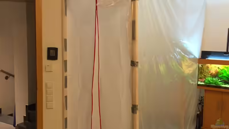 Eine Staubschleuse im Wohnzimmer beruhigt die Ehefrau. von Christof Engel (2)