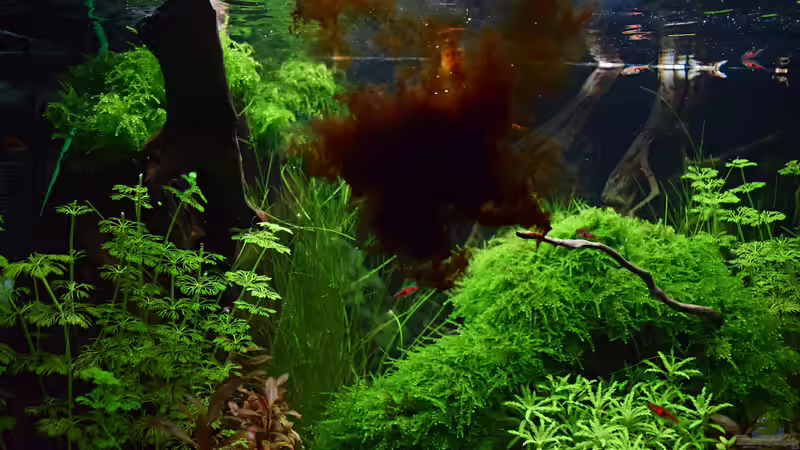 Eingabe von 5 ml Humin + nach dem wöchentlichen Wasserwechsel von David Schneider Aquaristik (4)