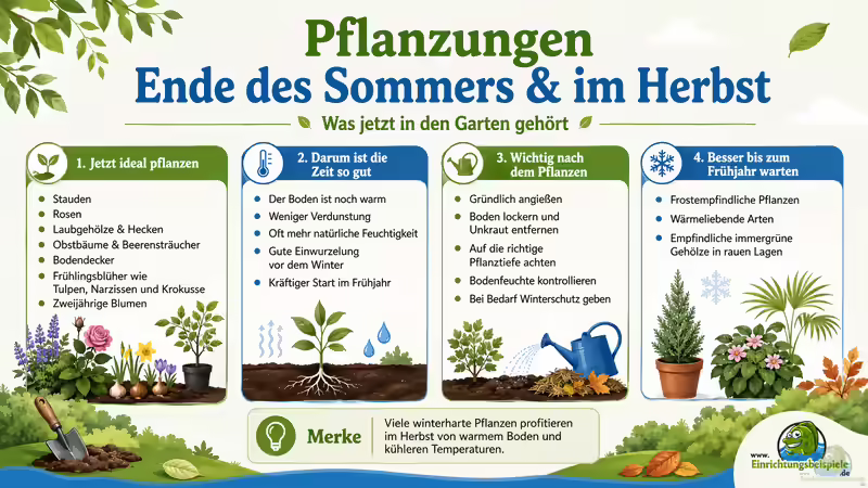 Ende des Sommers: Welche Pflanzungen sollten im Herbst im Garten gemacht werden?