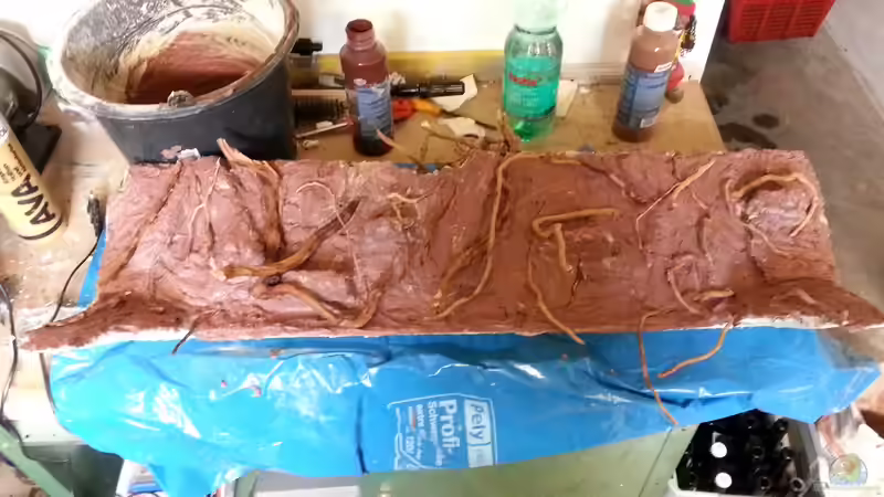 Erste Schicht mit Spachtel und Wurzeln von Koehler (33)