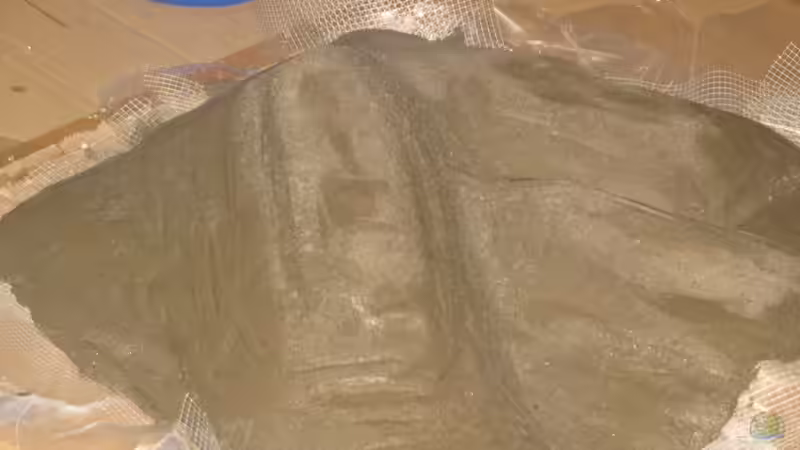 Felswand noch feucht mit Sand bestreut von der Theoretiker (60)