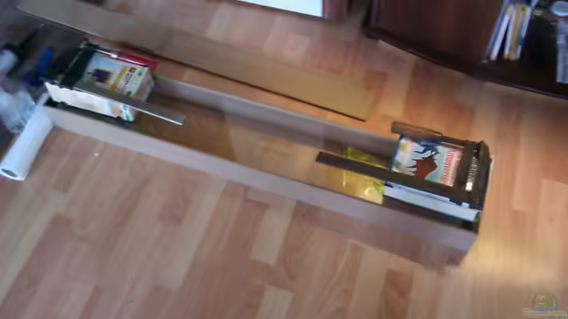 Fensterglasscheibe mit Aquariensilikon eingeklebt von Biffty (71)