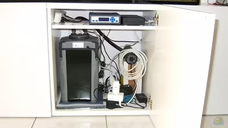 Filterraum unter dem Aquarium von Hanspeter Widmer (4)