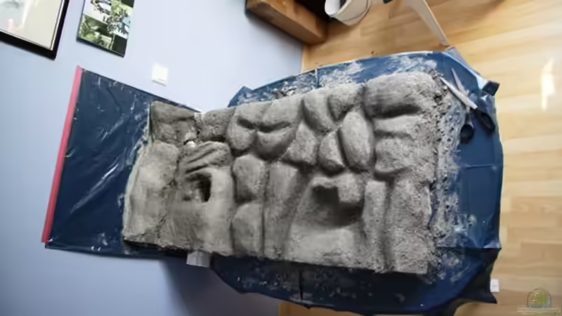 Fliesenkleber/ Sandgemisch auftragen/ Trocknen von boffix (21)