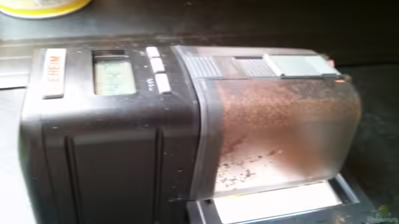 Aquarien mit Futterautomat