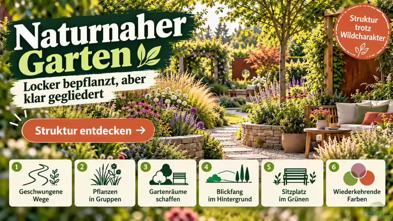 Garten geschickt planen: 10 einfache Tipps für mehr Struktur im Garten