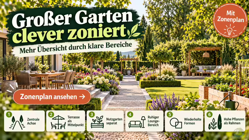 Garten geschickt planen: 10 einfache Tipps für mehr Struktur im Garten