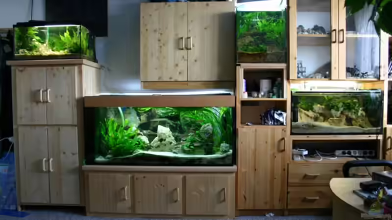 Gesamtansicht meiner Aquariumschrankwand :-) von Christoph Klaus (3)