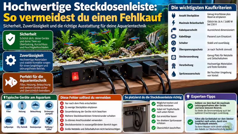 Hochwertige Steckdosenleiste: So vermeidest du einen Fehlkauf