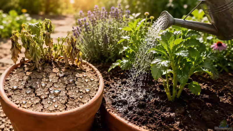 Hydrophobie bei Gartenpflanzen: Ursachen, Folgen und wirksame Gegenmaßnahmen