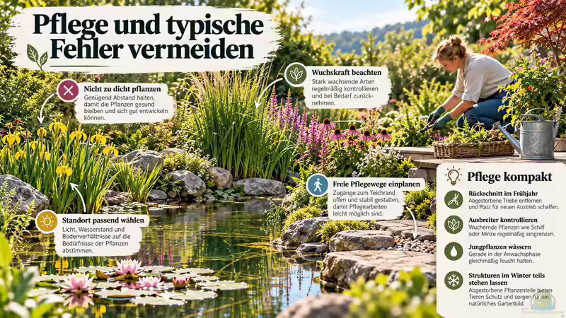 Ideen für die Randbepflanzung am Gartenteich