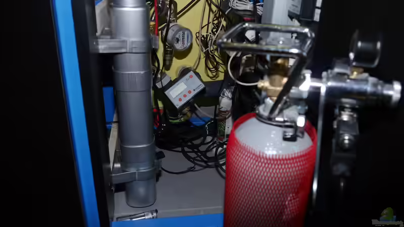 Im Hintergrund die Gardenasteuerung für den morgentlichen Wasserzulauf von 40l von Christof Engel (23)